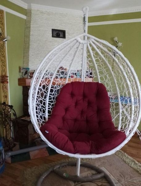 Підвісне крісло кокон з опорою &ndash; максимум комфорту без зайвих витрат 25 фото